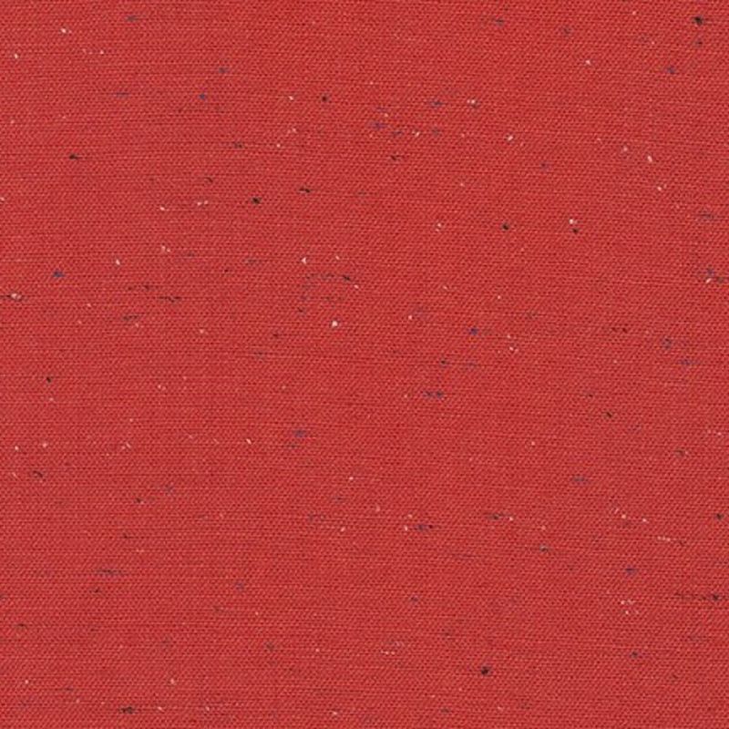 REMNANT Red Essex Speckle Yarn-Dyed Linen/Cotton Blend 3yds