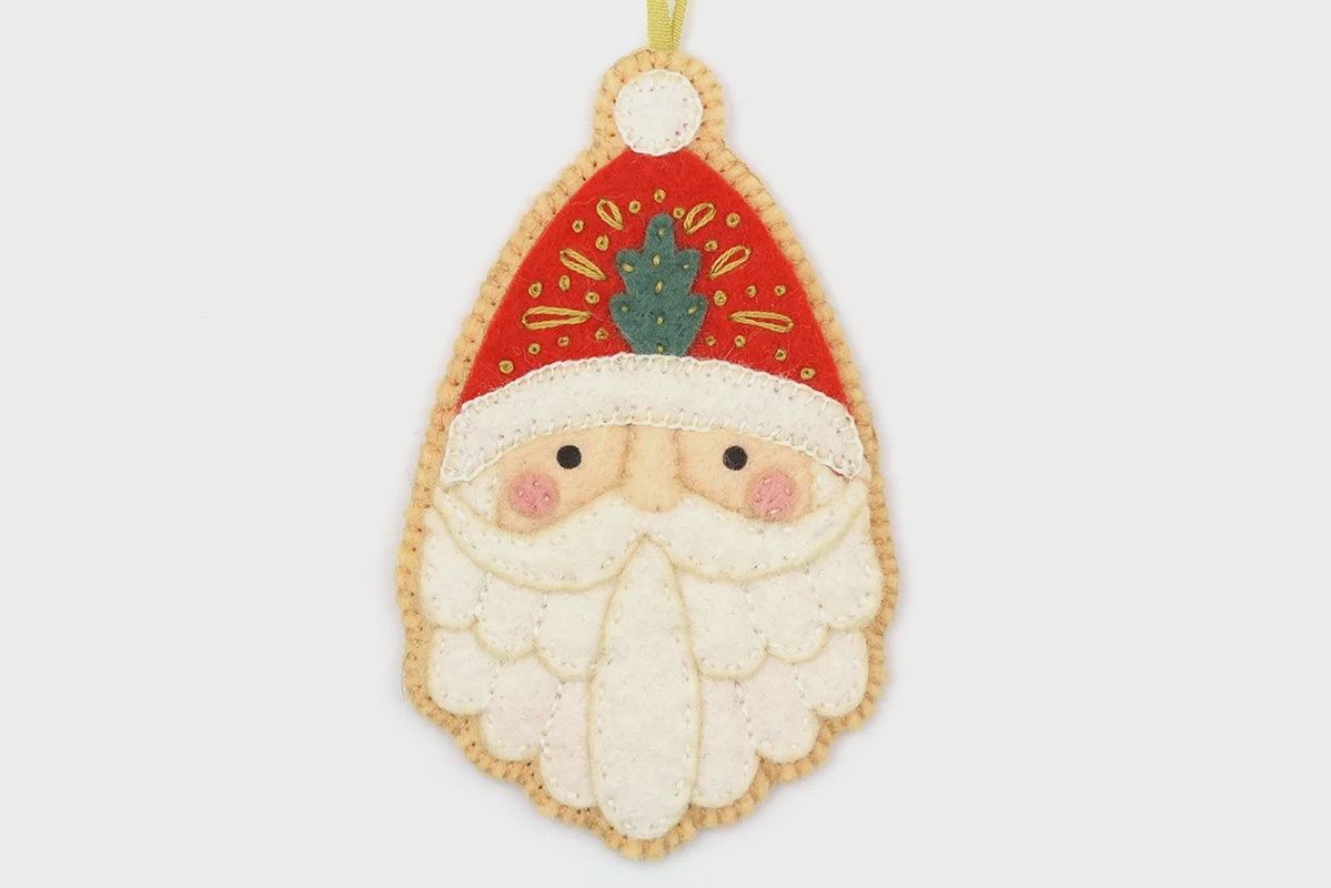 Santa Claus Felt Ornament Kit - Kiriki Press