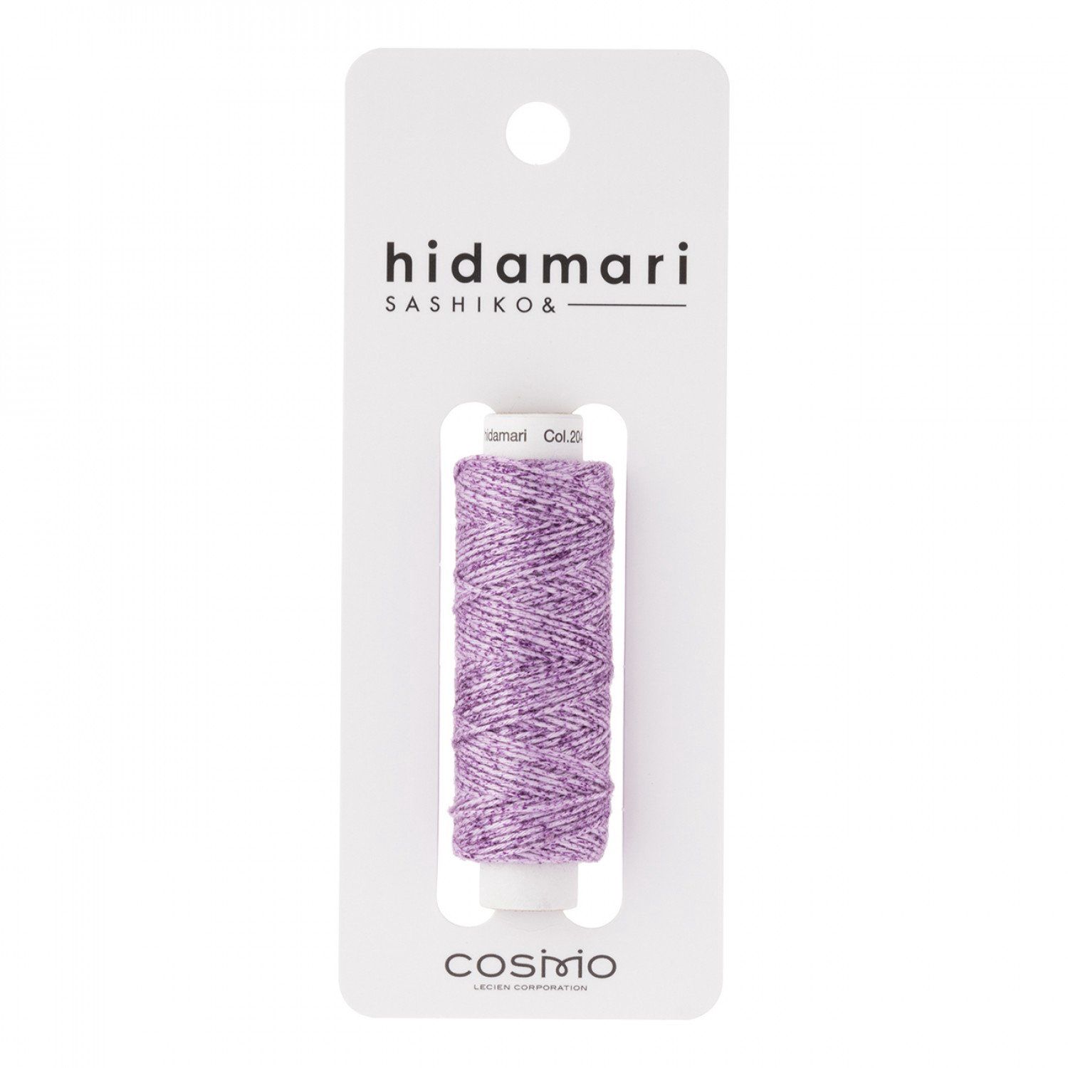 Sashiko Cosmo Hidamari Embroidery Thread - 204 Violet Field Variegated 89-204