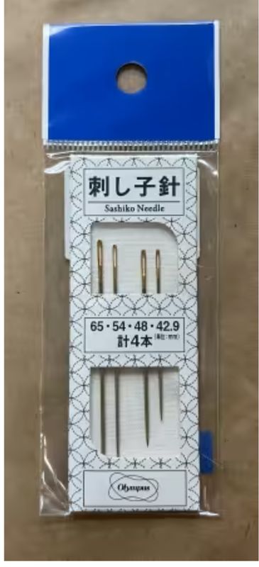 Sashiko Needles 4 pack Assorted Sizes Olympus