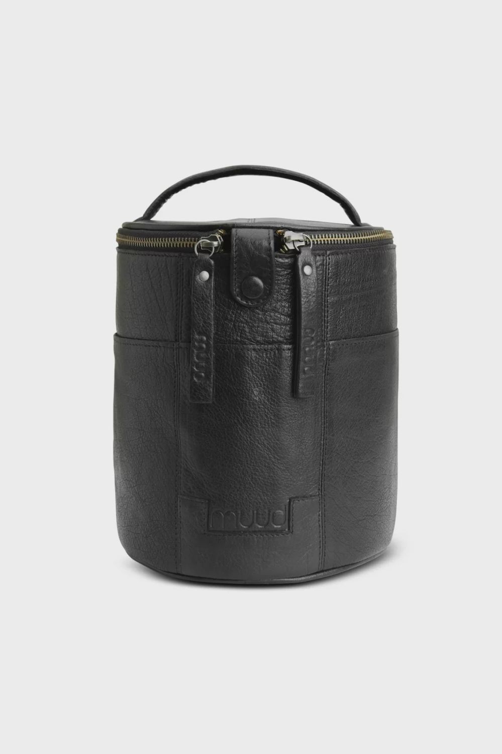Saturn Black Leather Project Bag Muud