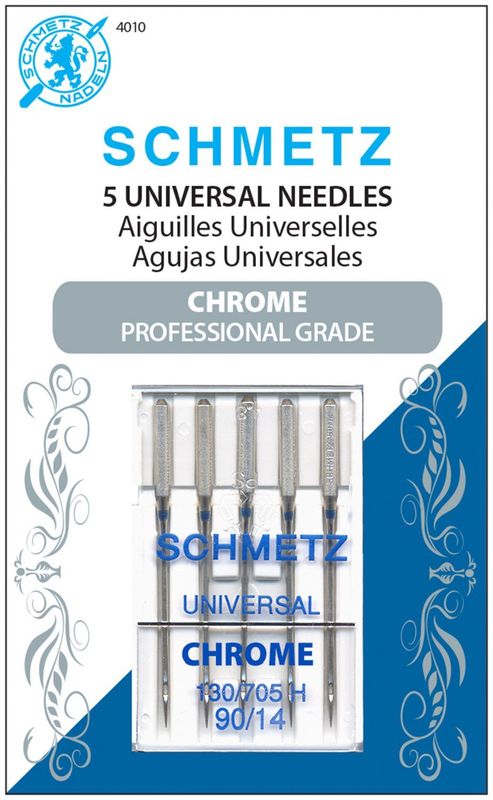 Schmetz Chrome Universal needles 90/14 5/pk