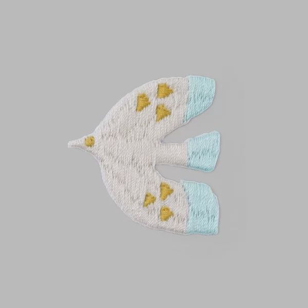 Seagull Embroidered Patch Japanese Import