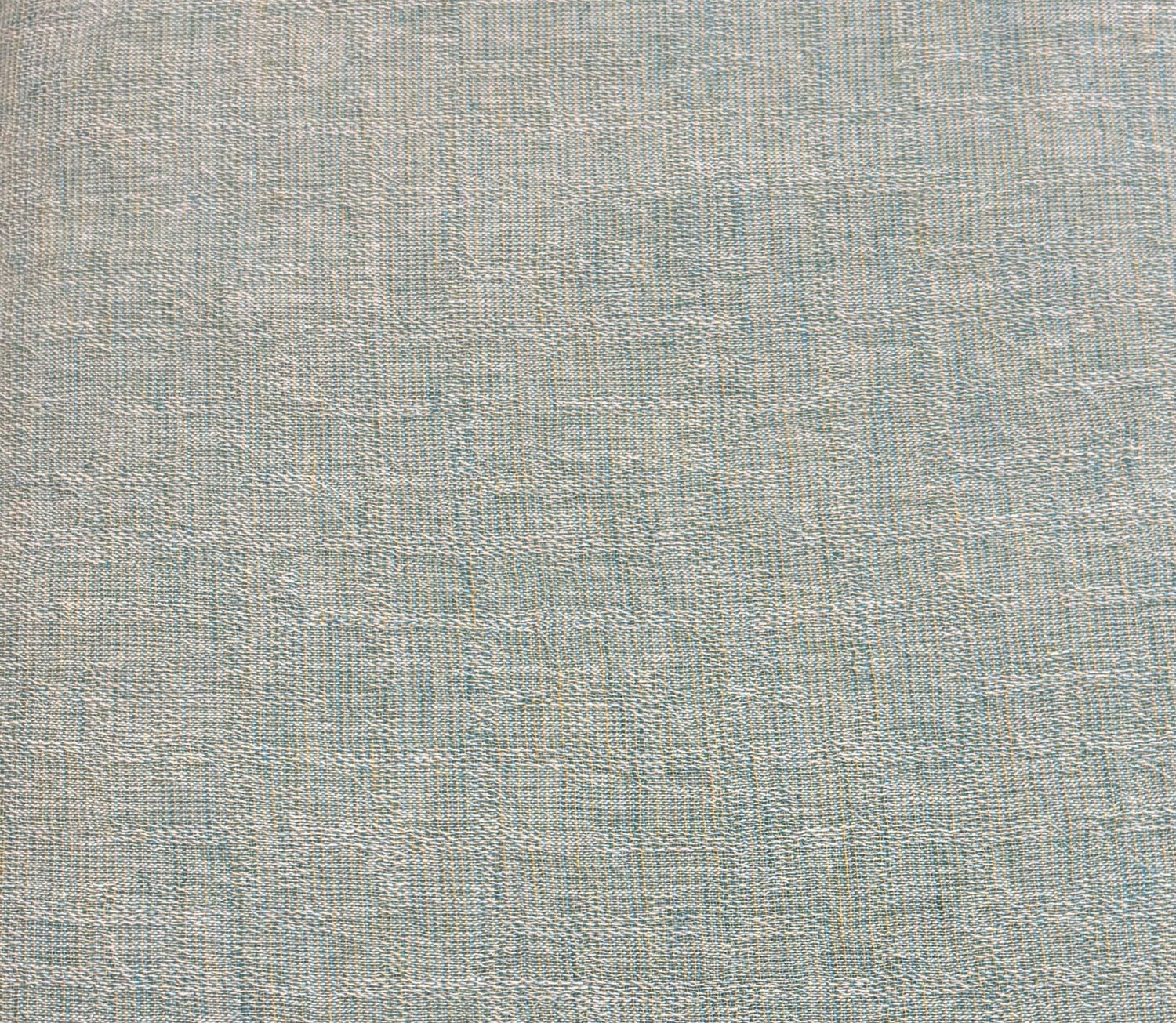 Seafoam Dobby Yarn Dyed Cotton Linen Asaki Japanese Import