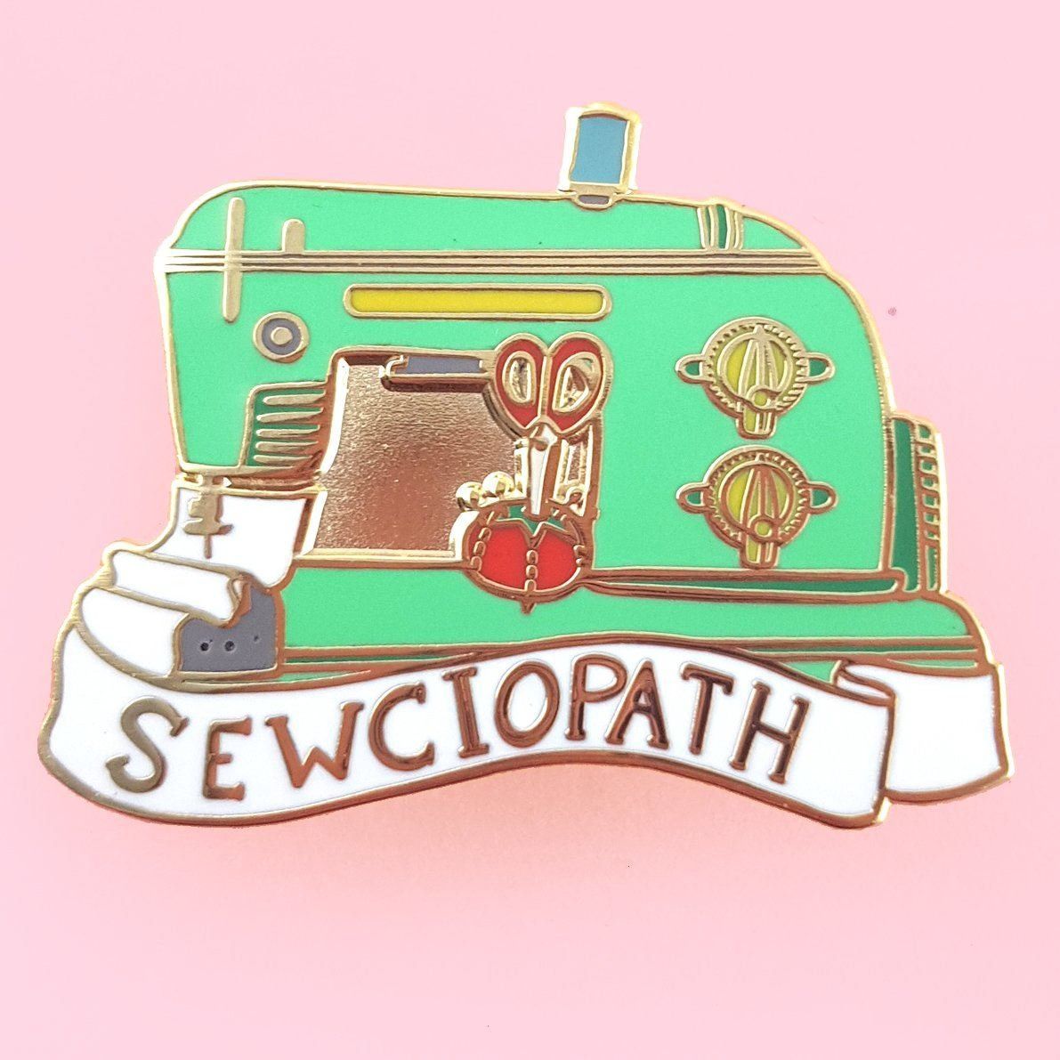 Sewciopath Lapel Pin