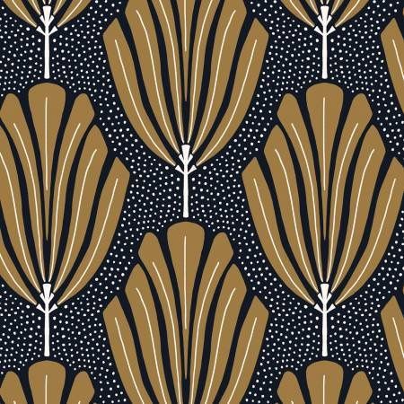 Navy and Gold Maxwell Organic Canvas Grassroots Canvas