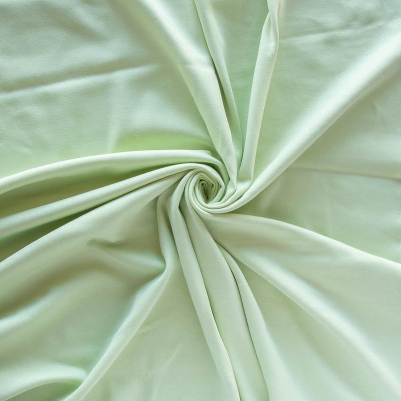 Organic Cotton Solid Interlock Knit - Lime Time