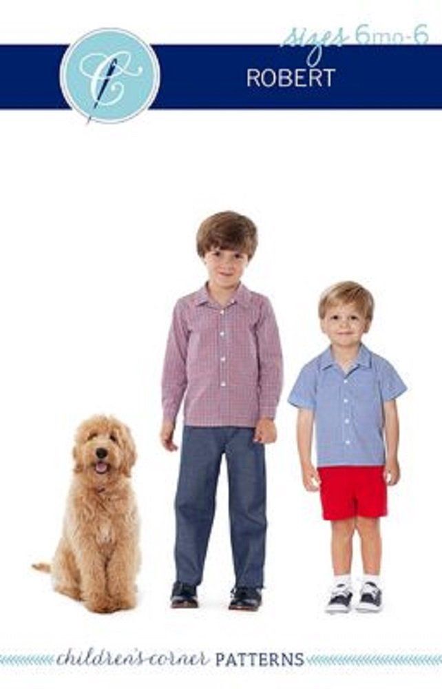Pattern Robert Shirt Shorts &amp; Pants - Sizes 6 Month to 6 Years - Children's Corner