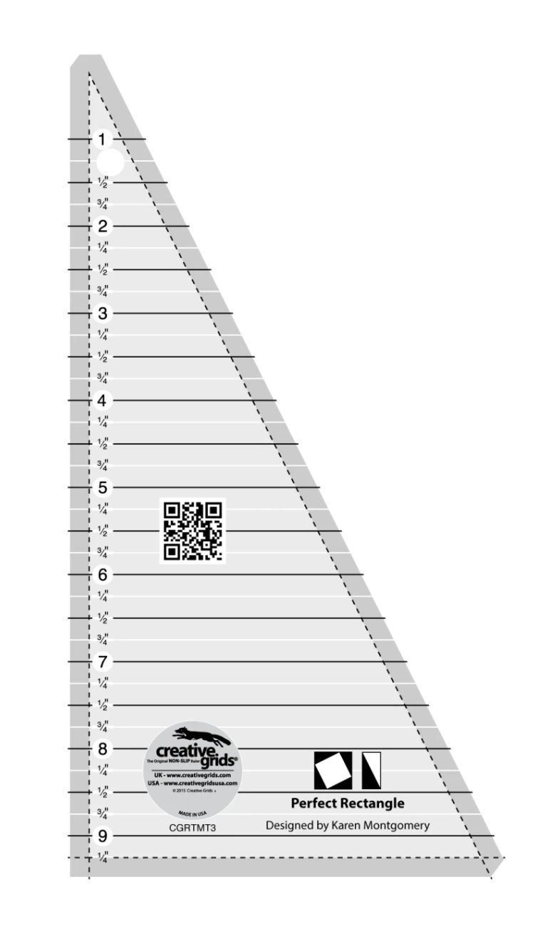 Perfect Rectangle Ruler 9-1/2 Creative Grids
