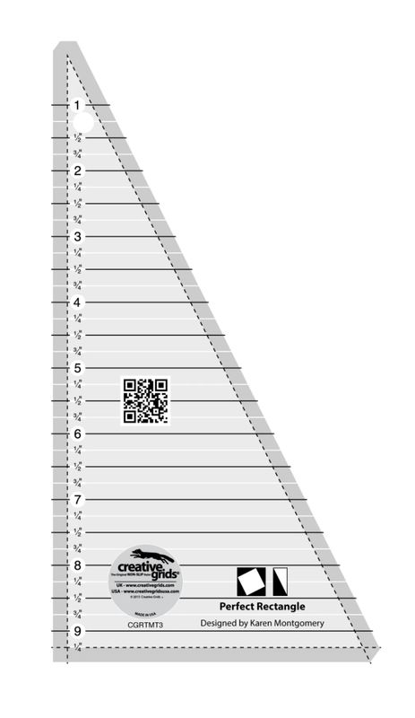 Perfect Rectangle Ruler 9-1/2 Creative Grids