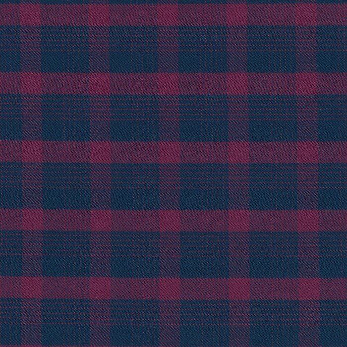 Porto Flannel-Heavy Twill Plaid - Burgundy