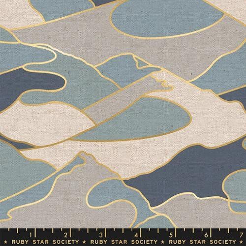 Reign Linen Blend Canvas - Denim