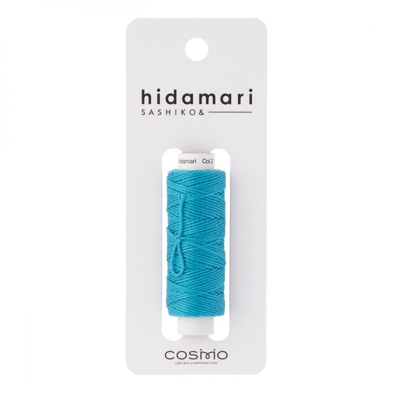 Sashiko Cosmo Hidamari Embroidery Thread - 002 Caribbean Sea