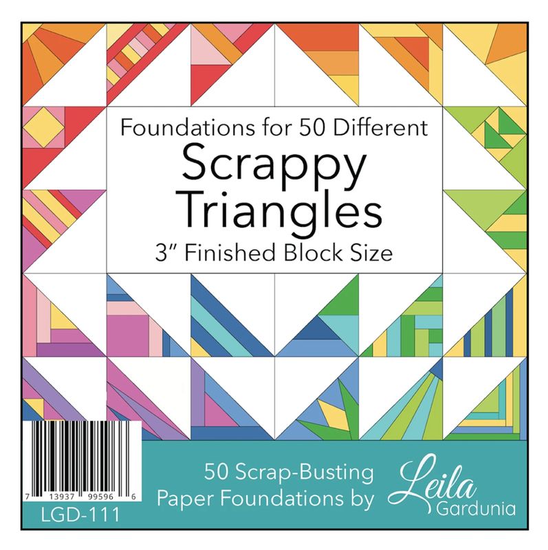 Scrappy Triangles 3" Finished Foundation Paper Piecing Pad