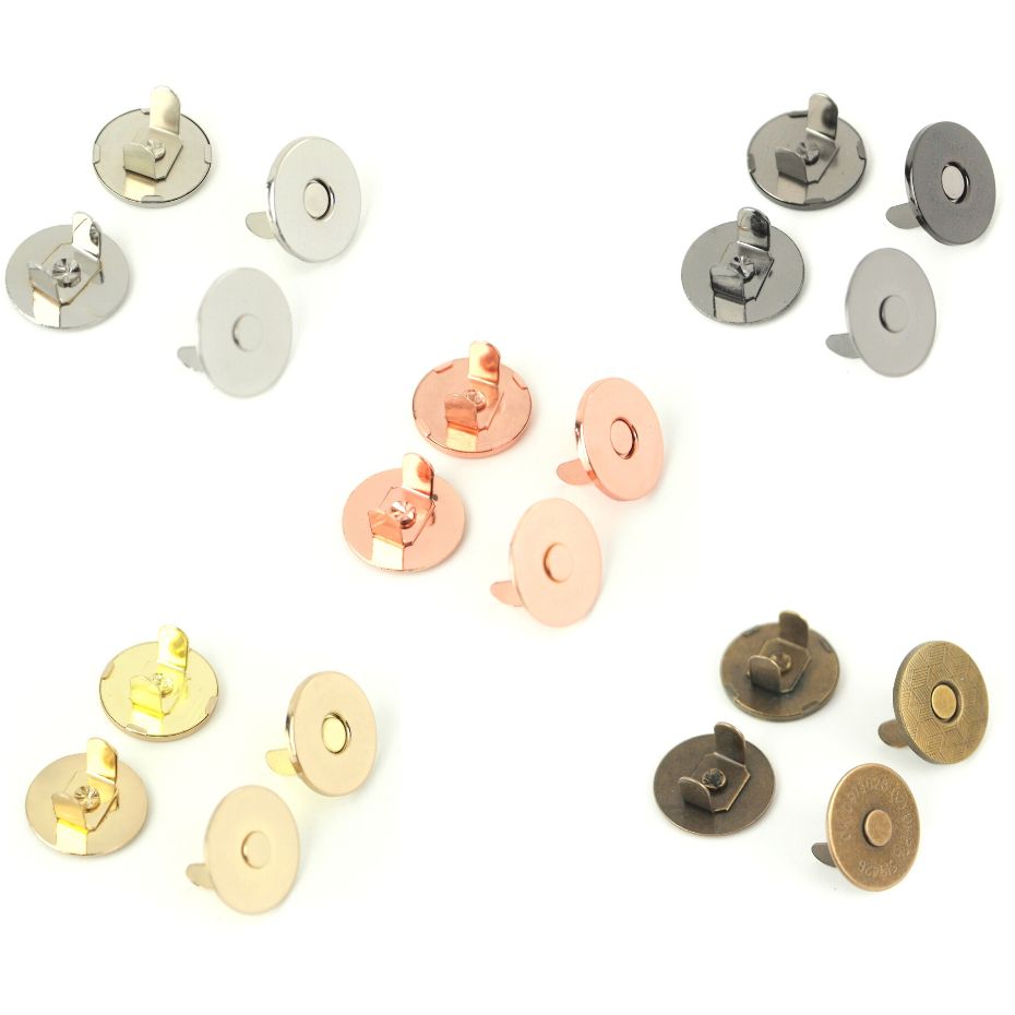Set of Magnetic Snaps 1/2" Multiple Colors Sallie Tomato