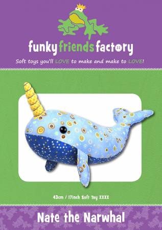 Nate The Narwhal Toy - Funky Friends Factory