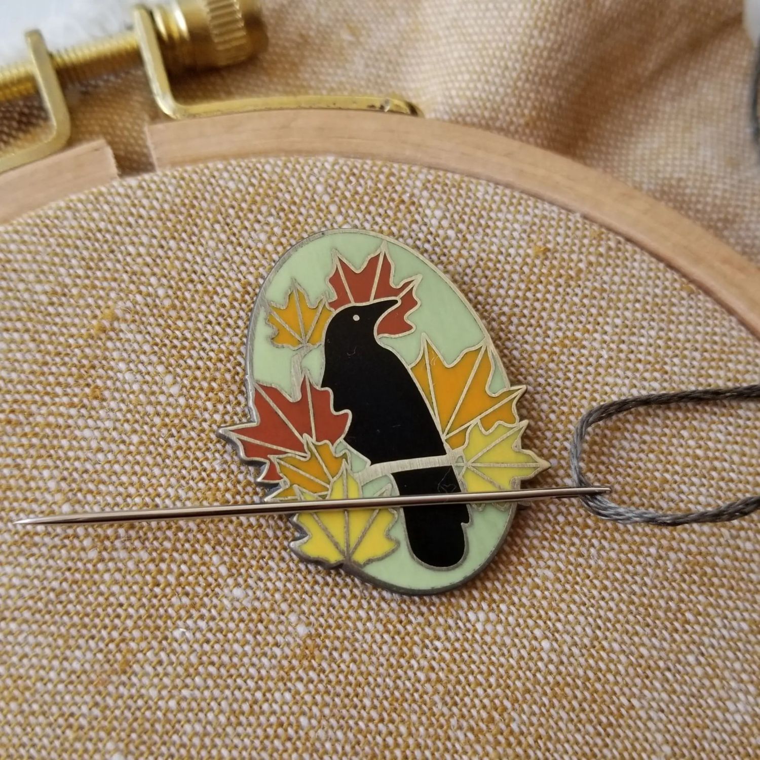 Needle Minder - Autumn Crow