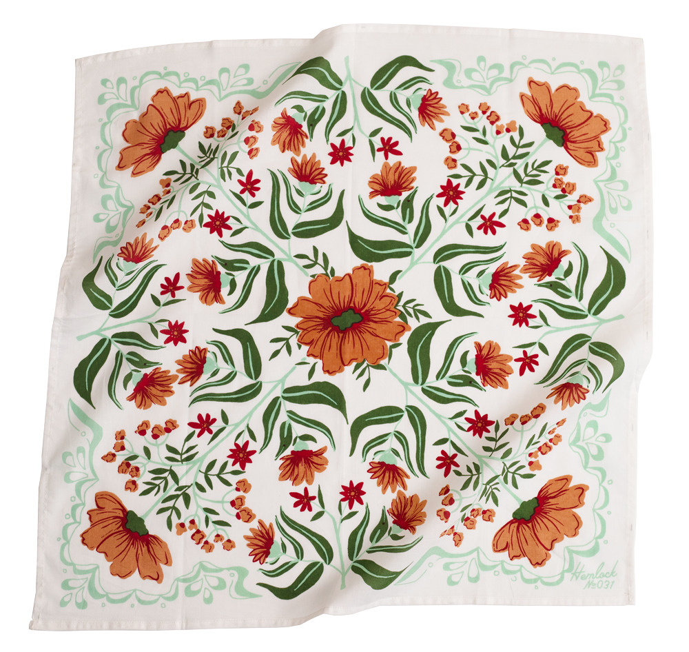 No. 031 Flora Hemlock Bandana