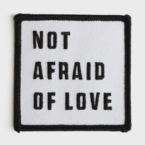 Not Afraid of Love Embroidered Patch These Are Things