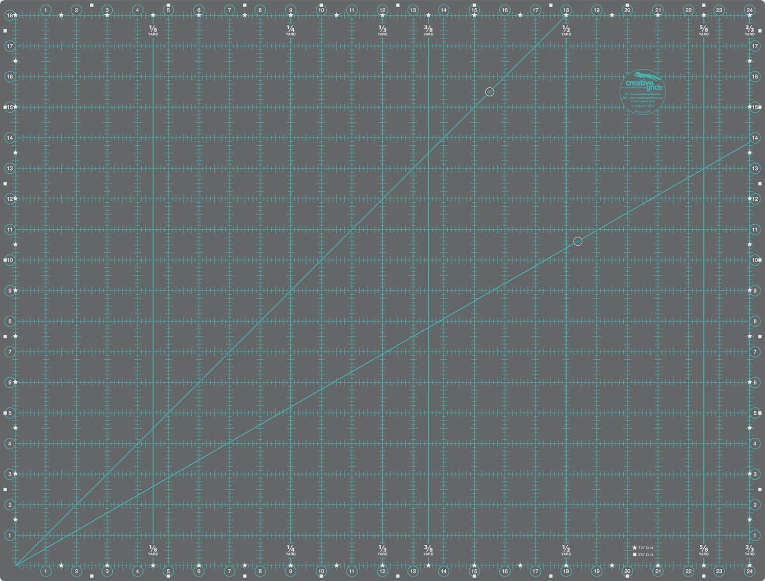Notions Creative Grids Cutting Mat - 18 x 24