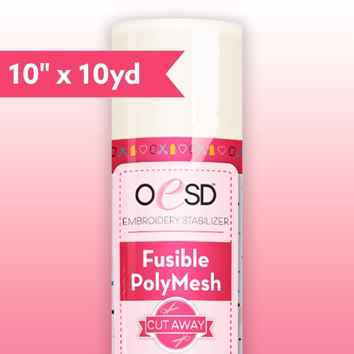 OESD Fusible PolyMesh CutAway Embroidery Stabilizer