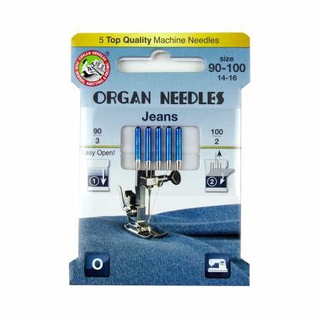 Organ Jeans Needles - Size 90-100