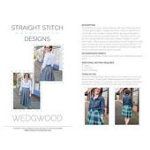 Pattern Wedgwood Skirt Straight Stitch Designs