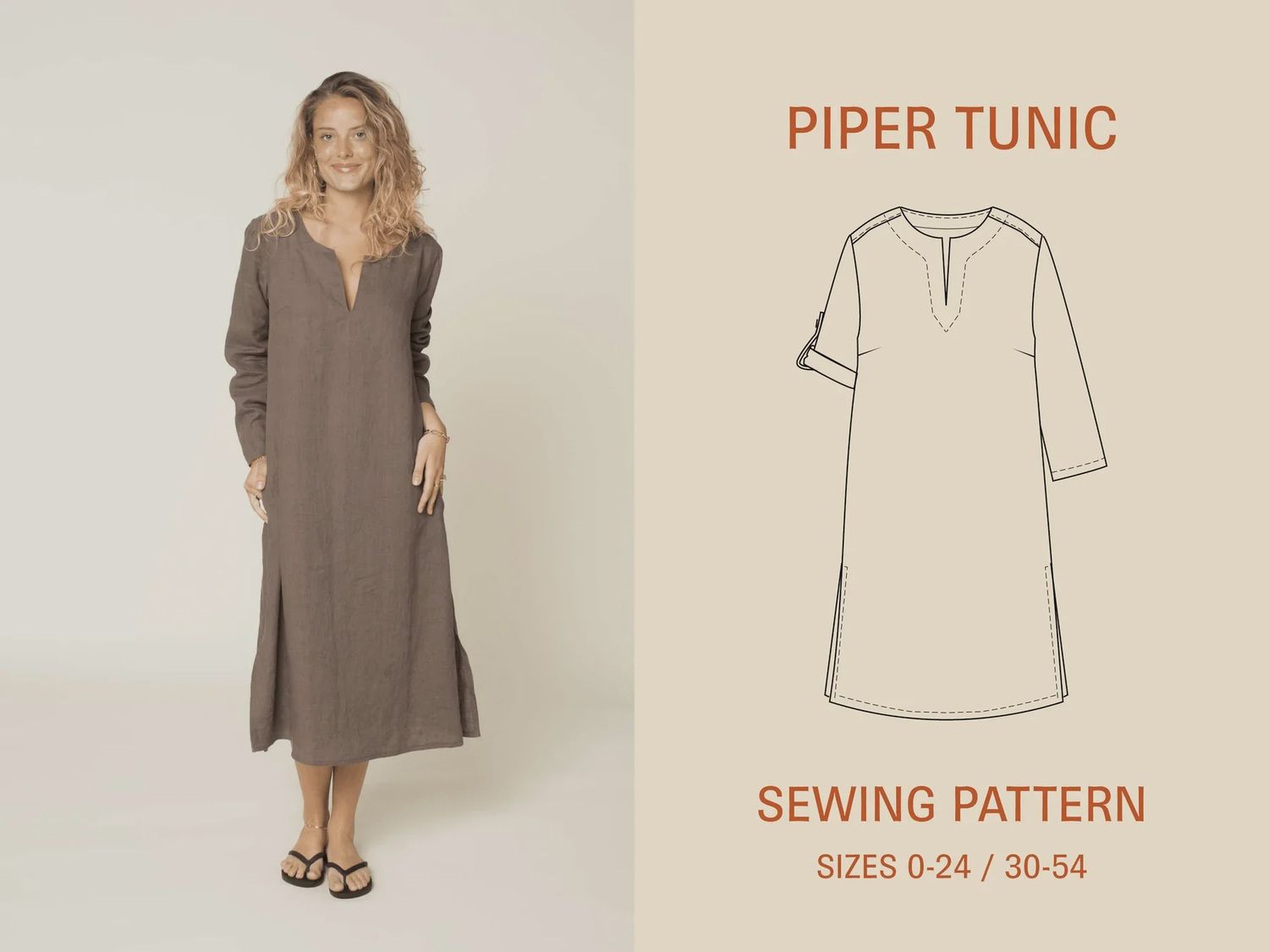 Piper Tunic Pattern Wardrobe by Me
