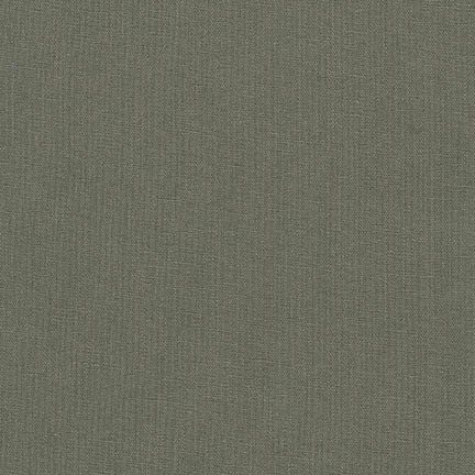 REMNANT 1.375 yds Essex Cotton/Linen Blend Solids - Pepper