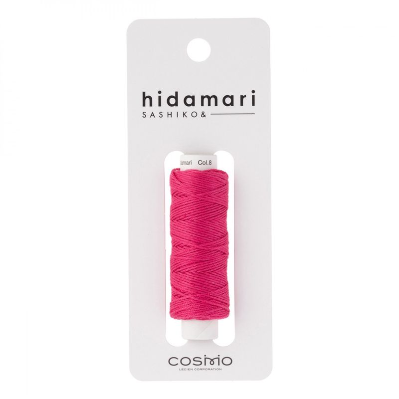 Sashiko Cosmo Hidamari Embroidery Thread - 008 Raspberry Sorbet