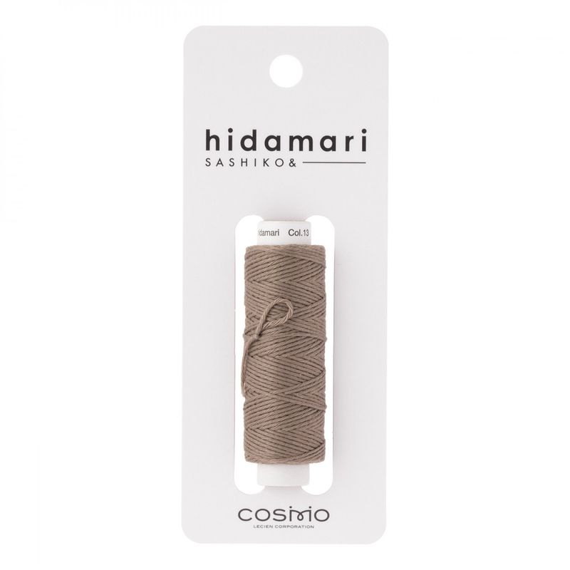 Sashiko Cosmo Hidamari Embroidery Thread - 013 Pale Taupe