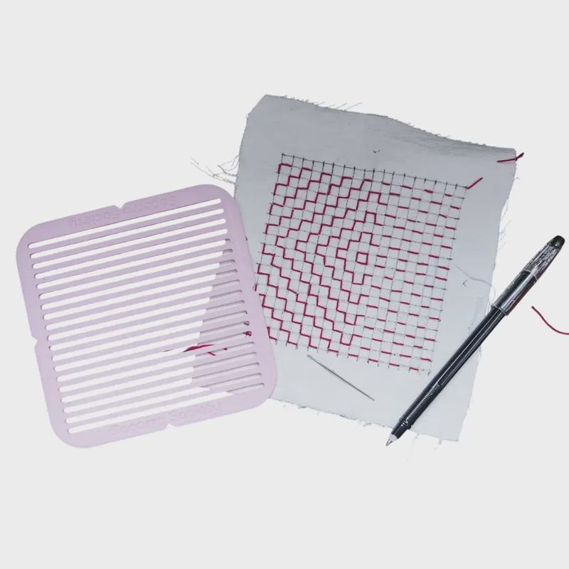 Sashiko Grid Stencil
