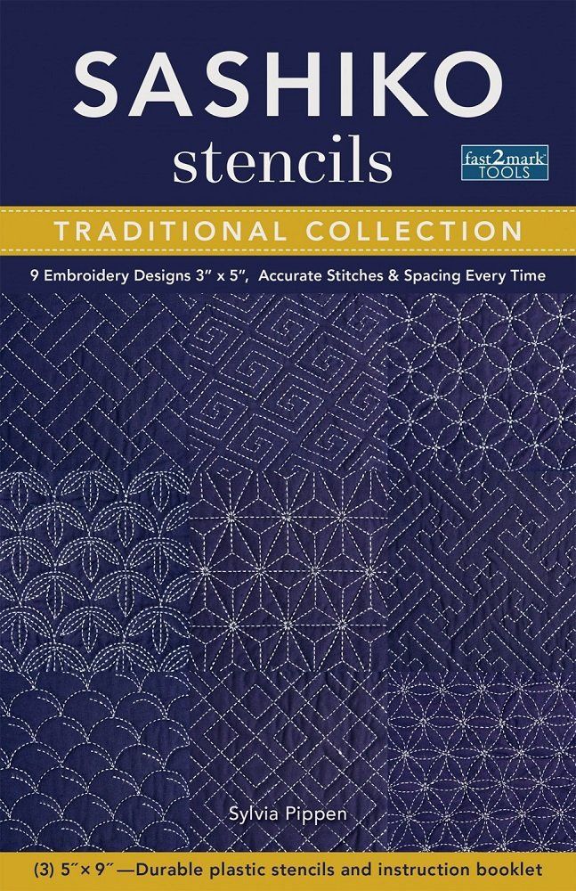 Sashiko Stencils Traditional Collection Book