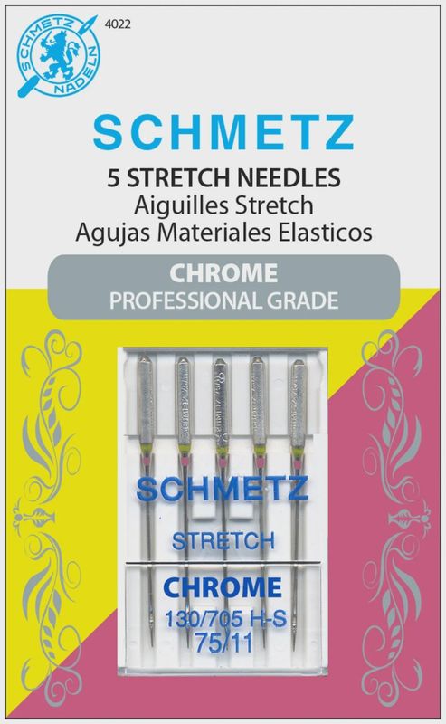Schmetz Chrome Stretch needles 75/11 5/pk