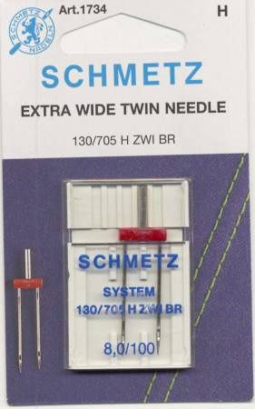 SCHMETZ Twin Machine Needles - 8.0mm Extra Wide