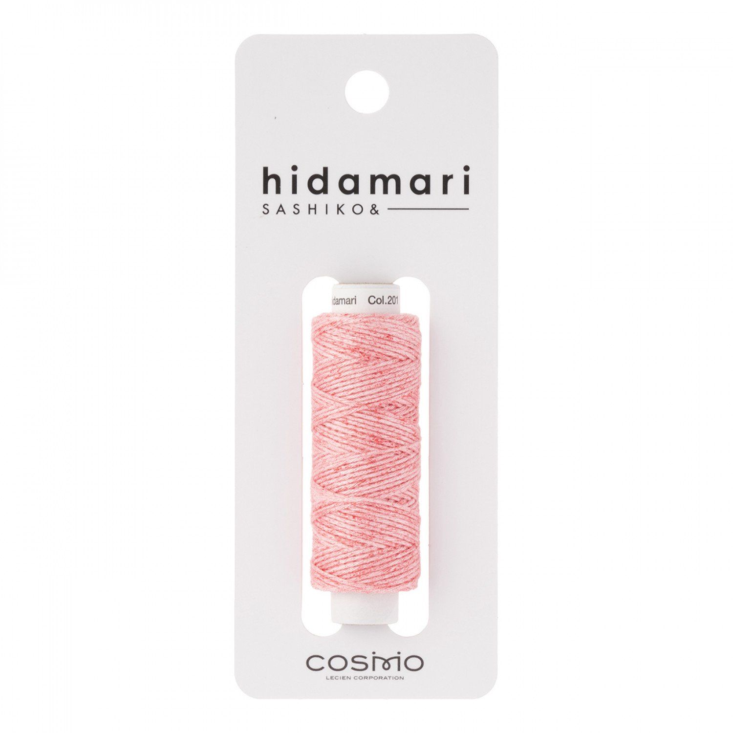 Sashiko Cosmo Hidamari Embroidery Thread - 201 Strawberry Milk Variegated  89-201