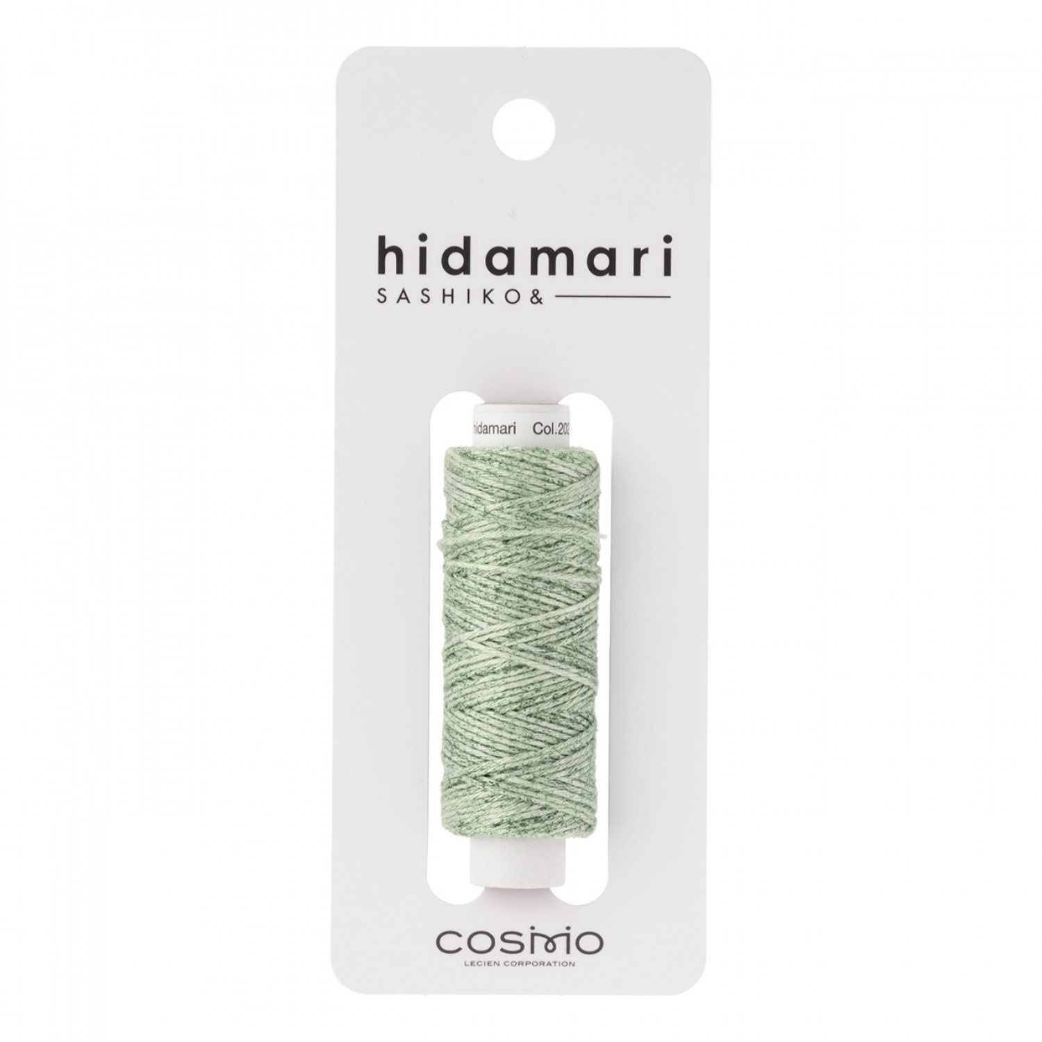 Sashiko Cosmo Hidamari Embroidery Thread - 202 Mojito Green Variegated