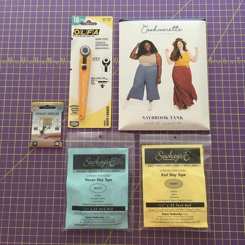 Saybrook Tank Top Knit Pattern/Notions Kit - Complete