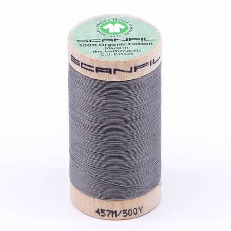 Scanfil Organic Cotton Thread 50wt Solid 500yd Limestone