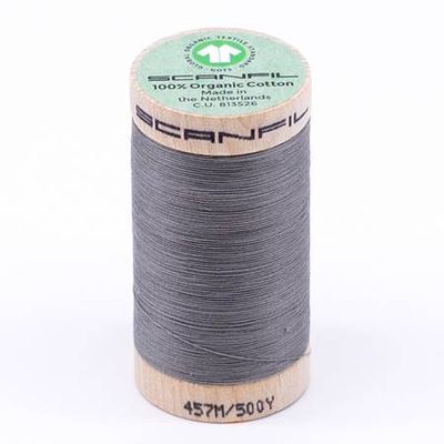 Scanfil Organic Cotton Thread 50wt Solid 500yd Limestone