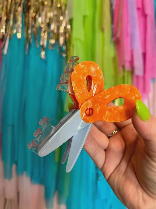 Scissors Hair Claw The Peach Fuzz Co.