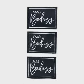 Sew-in Label: Size Badass