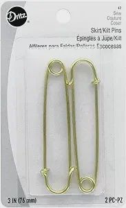 Skirt / Kilt Pin 2pcs Brass