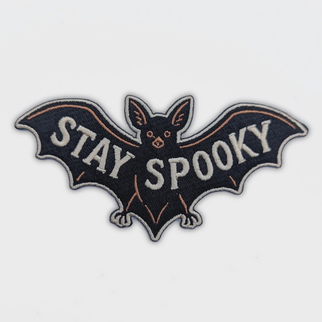 Stay Spooky Embroidered Patch Shady Front