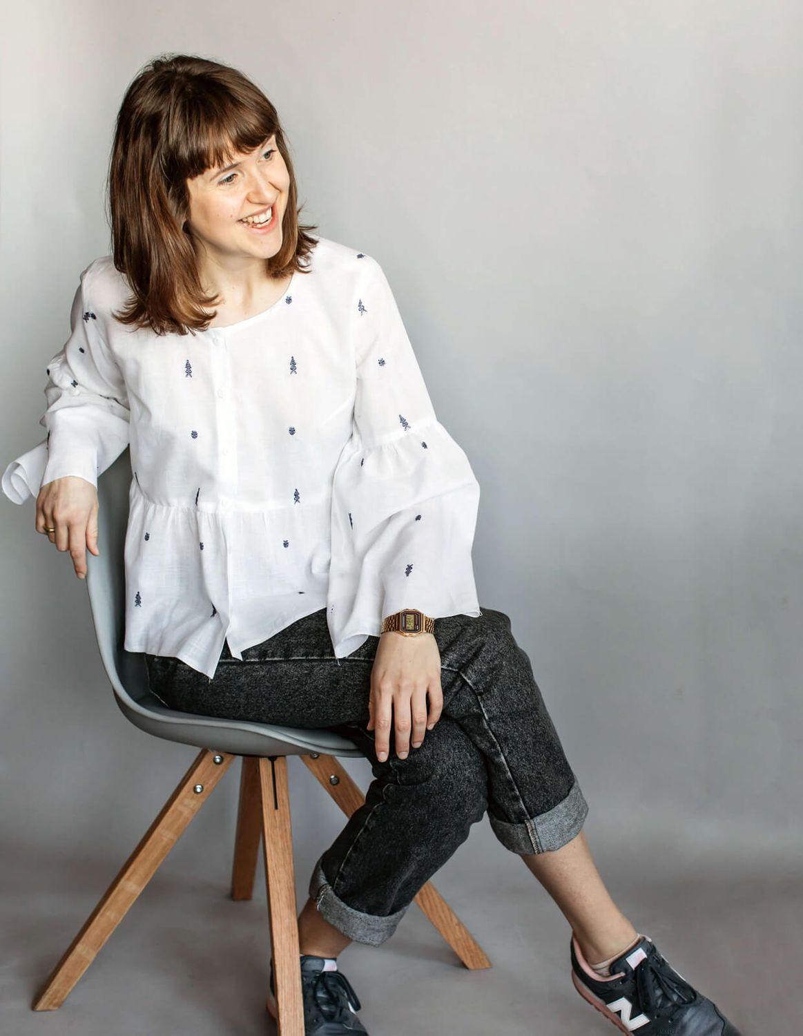 The Tiered Blouse PDF Pattern by Maker's Atelier