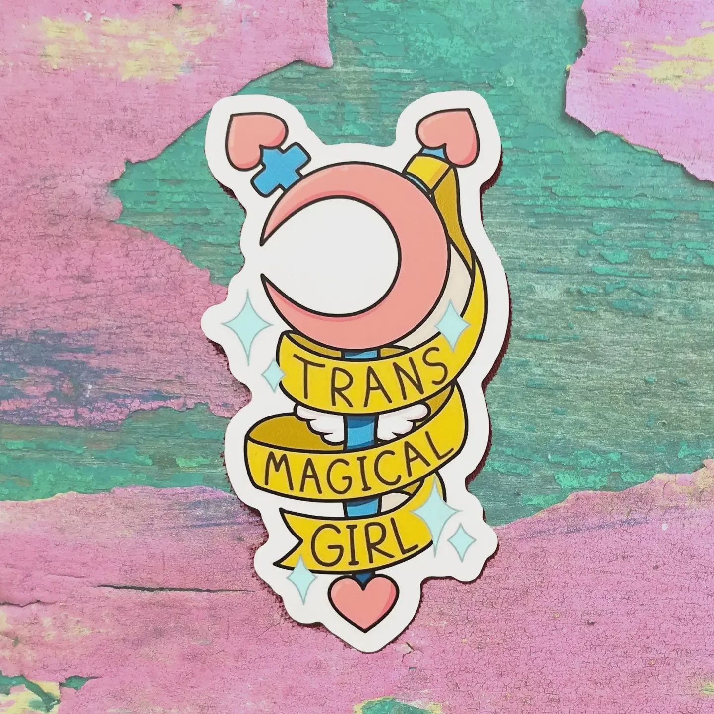 Trans Magical Girl Sticker Noellita Bonita