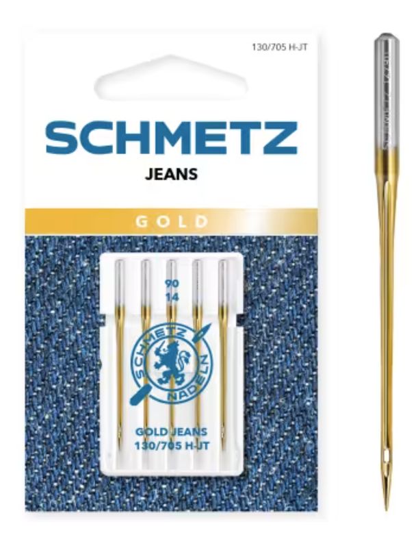 Schmetz Gold Jeans / Demin Needles Size 90/14 5 pack