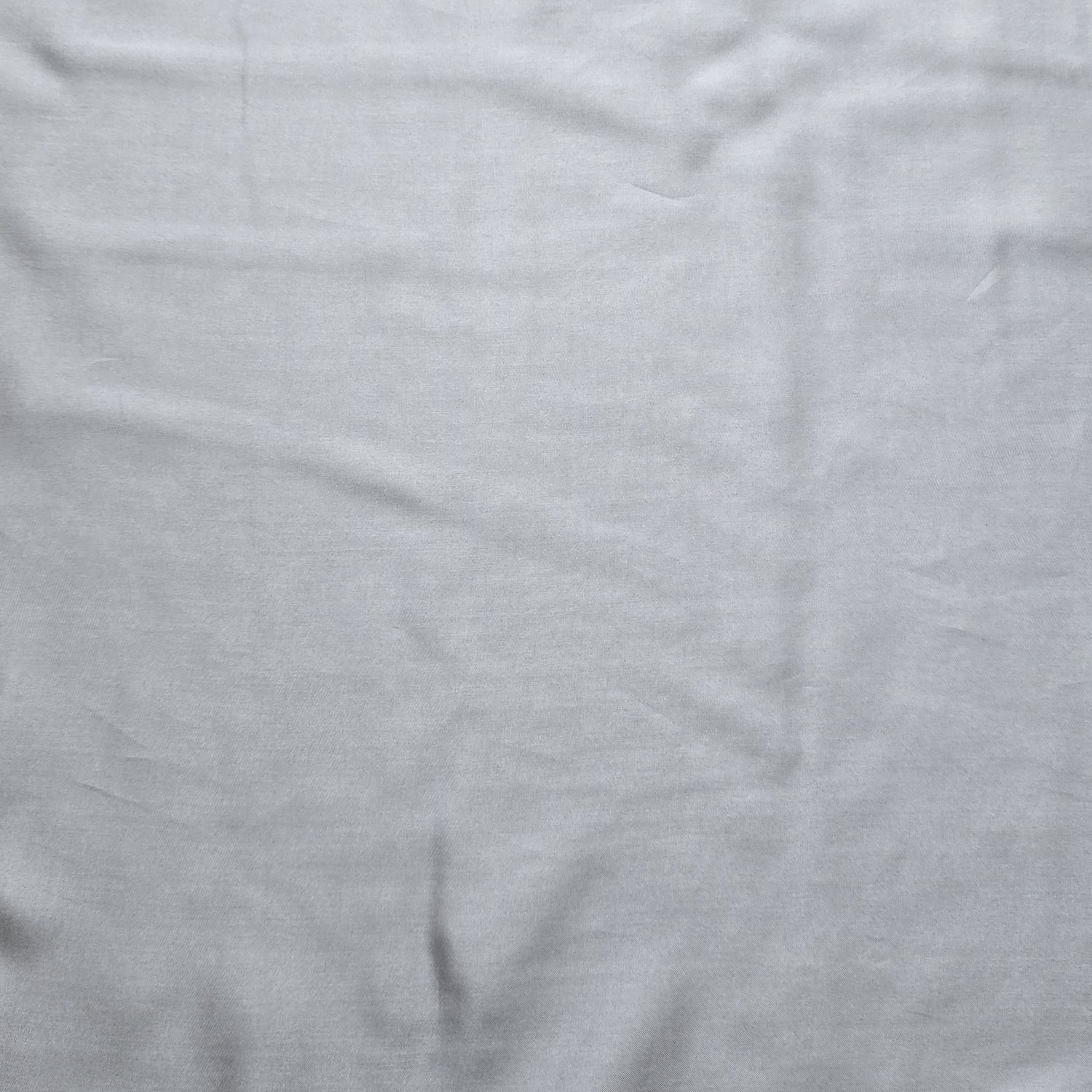 Silver Gray Deadstock 100% Silk