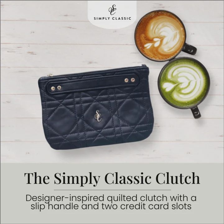 Simply Classic - The Clutch Makers Kit Black Italian Leather