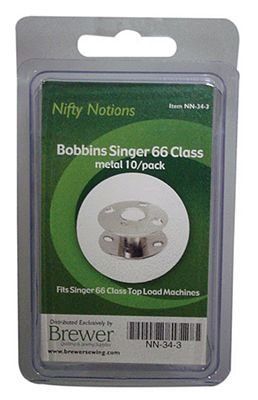 Singer Class 66 Bobbins 10/pk from Nifty Notions